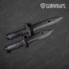 Damascus Purple Gun Skin Vinyl Wrap