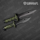Digital Army Green Gun Skin Vinyl Wrap