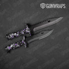 Digital Urban Purple Gun Skin Vinyl Wrap