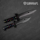 Dotted Multicolor Gun Skin Vinyl Wrap
