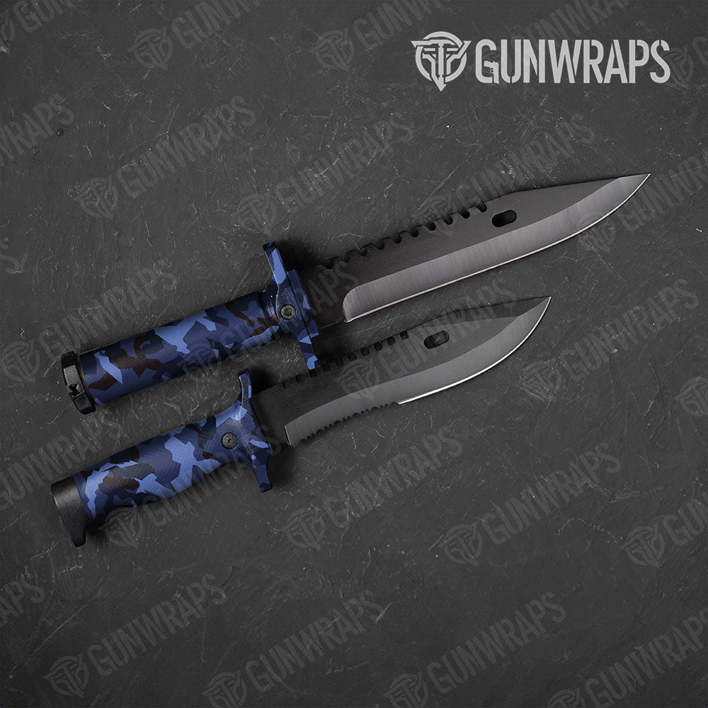 Erratic Blue Midnight Gun Skin Vinyl Wrap