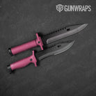 Hex Electric Pink Gun Skin Vinyl Wrap
