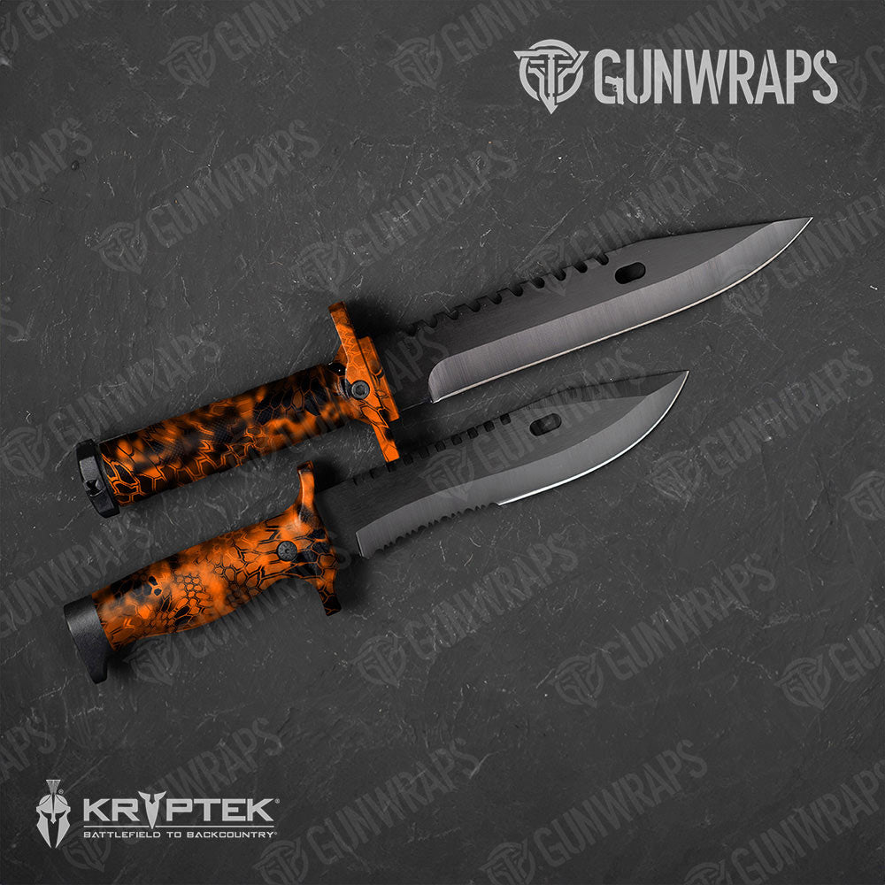 Kryptek Inferno Gun Skin Vinyl Wrap