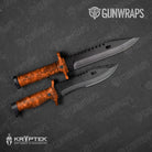 Kryptek Orange Gun Skin Vinyl Wrap