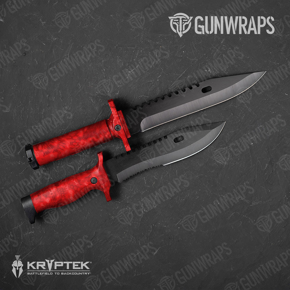 Kryptek Red Gun Skin Vinyl Wrap