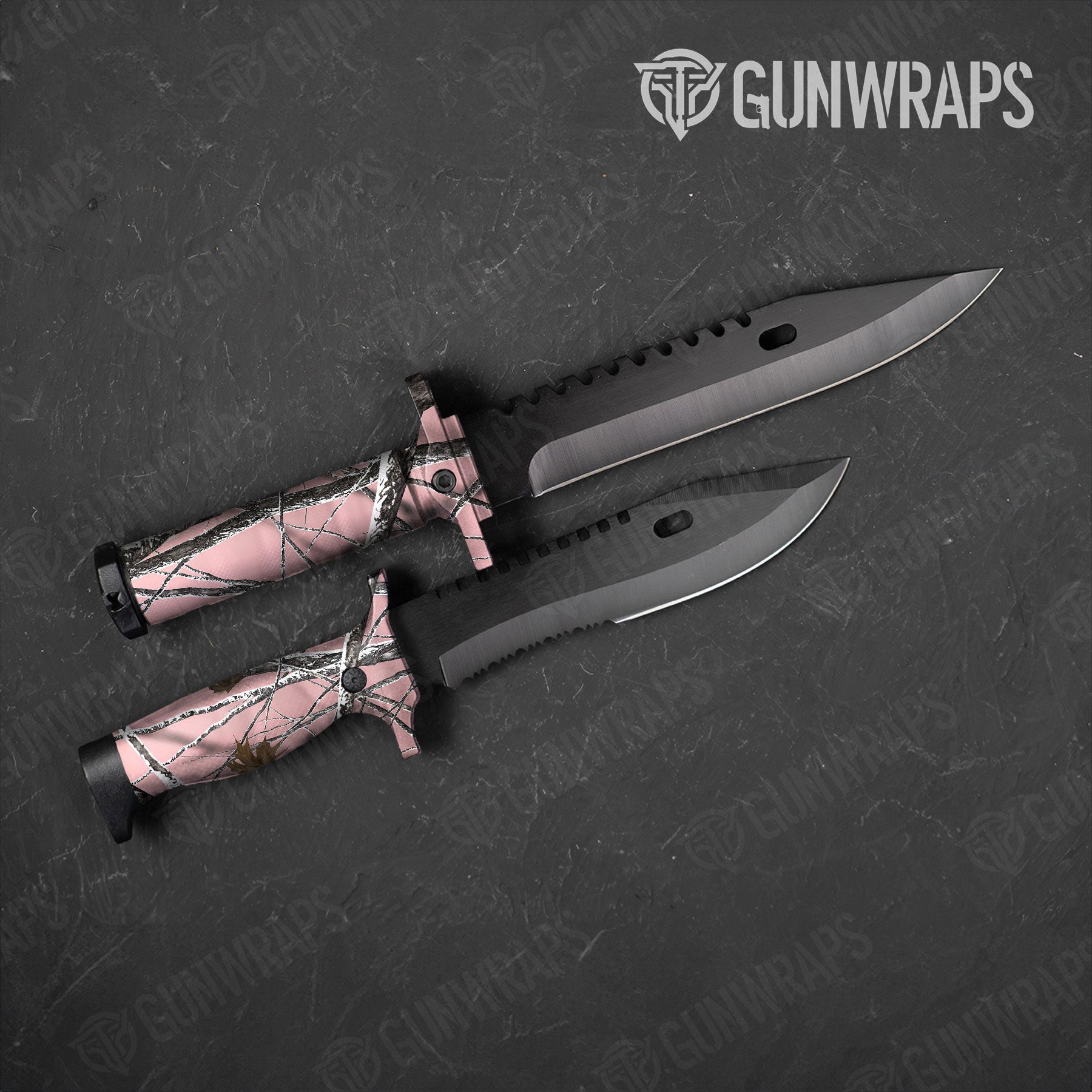 Nature Pink Snowstorm Gun Skin Vinyl Wrap