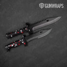 Paintball Red Tiger Gun Skin Vinyl Wrap