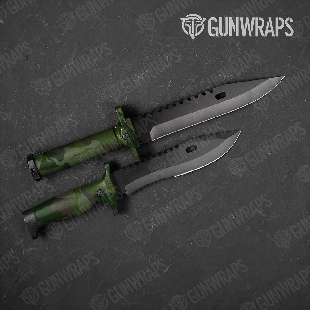 Ragged Army Dark Green Gun Skin Vinyl Wrap
