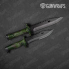 Ragged Army Dark Green Gun Skin Vinyl Wrap