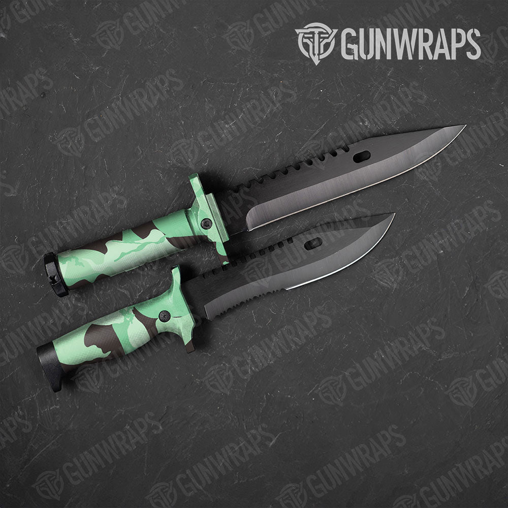 Ragged Mint Chocolate Chip Gun Skin Vinyl Wrap
