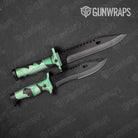 Ragged Mint Chocolate Chip Gun Skin Vinyl Wrap