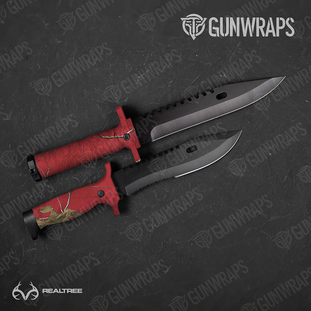 Realtree XTRA Colors Red Gun Skin Vinyl Wrap