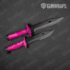 Shattered Elite Magenta Gun Skin Vinyl Wrap