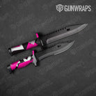 Shattered Magenta Tiger Gun Skin Vinyl Wrap