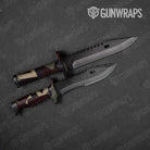 Shattered Militant Blood Gun Skin Vinyl Wrap