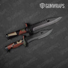 Shattered Militant Copper Gun Skin Vinyl Wrap