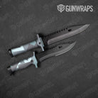 Shattered Overcast Gun Skin Vinyl Wrap