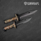 Stone Tuscan Brown Granite Gun Skin Vinyl Wrap