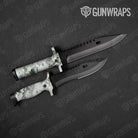 Substrate Snow Spruce Gun Skin Vinyl Wrap