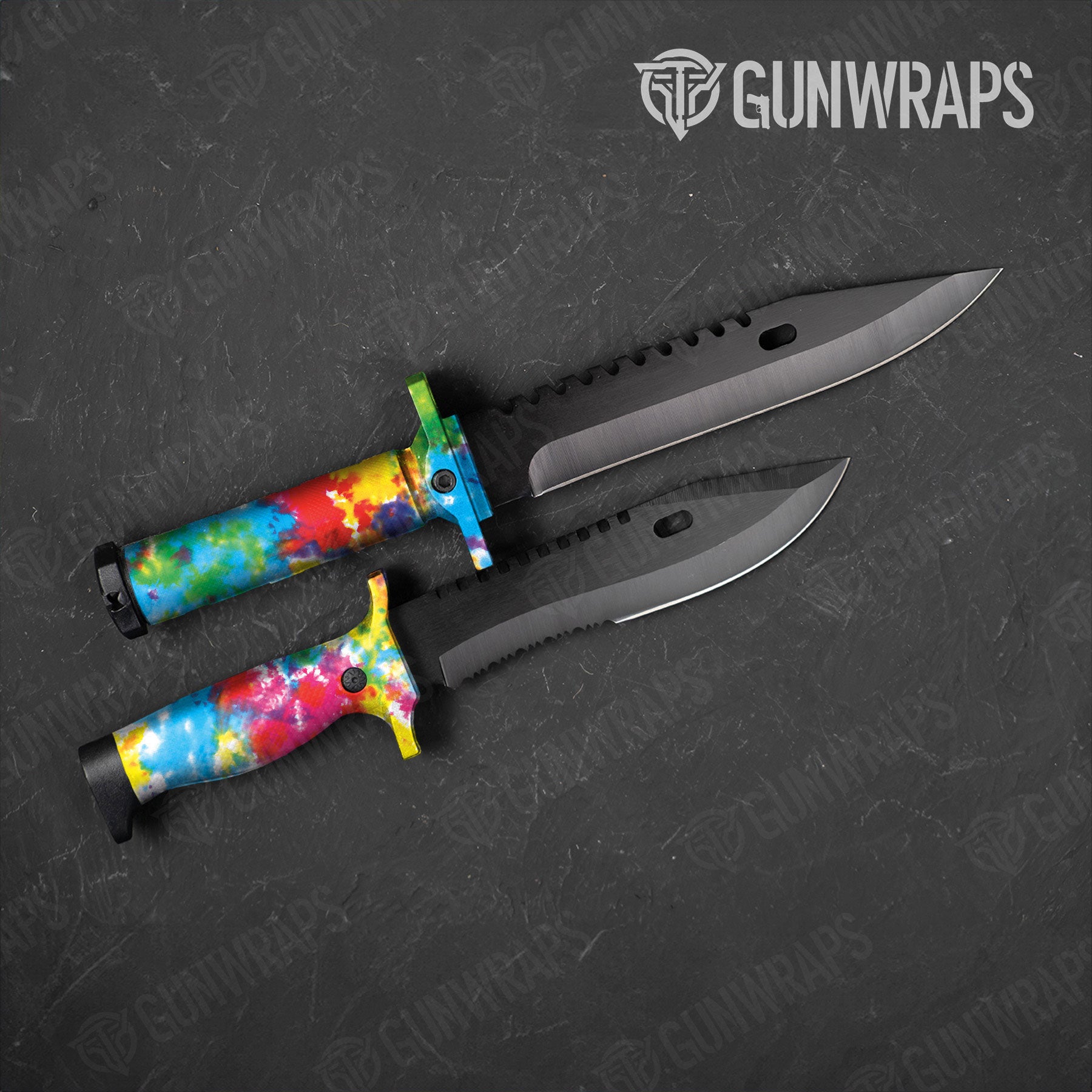 Tie Dye Classic Gun Skin Vinyl Wrap
