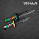 Tie Dye Jungle Fever Gun Skin Vinyl Wrap