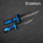 Tie Dye Ocean Breeze Gun Skin Vinyl Wrap