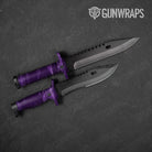 Vietnam Tiger Stripe Elite Purple Gun Skin Vinyl Wrap