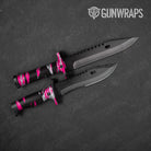 Vietnam Tiger Stripe Magenta Tiger Gun Skin Vinyl Wrap