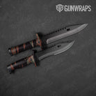 Vietnam Tiger Stripe Militant Copper Gun Skin Vinyl Wrap