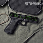 Pistol Slide Circuit Board Green Gun Skin Vinyl Wrap