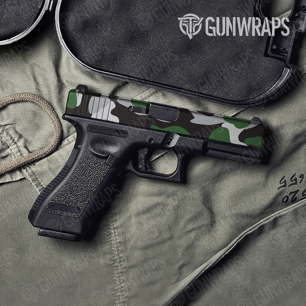 Classic Green Tiger Gun Skin Vinyl Wrap