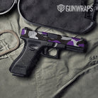 Classic Purple Tiger Gun Skin Vinyl Wrap