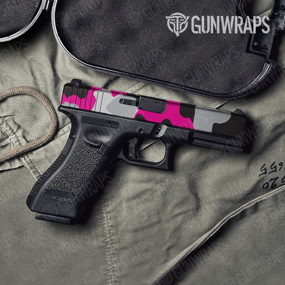 Cumulus Magenta Tiger Gun Skin Vinyl Wrap