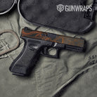 Damascus Orange Gun Skin Vinyl Wrap