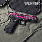 Digital Magenta Tiger Gun Skin Vinyl Wrap