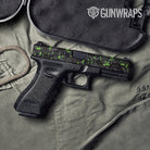 Digital Metro Green Gun Skin Vinyl Wrap