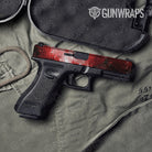 Galaxy Red Gun Skin Vinyl Wrap