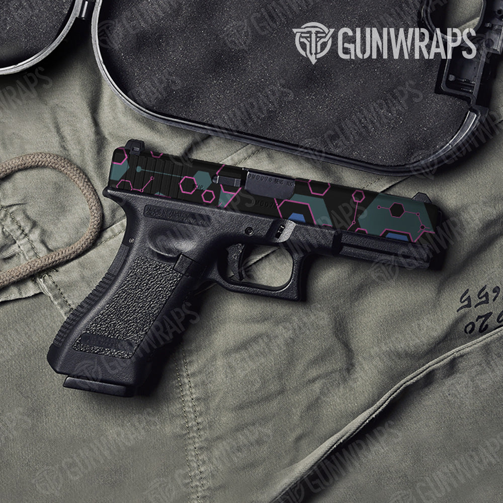 Pistol Slide Hex DNA Gun Skin Vinyl Wrap | GunWraps – GunWraps.com