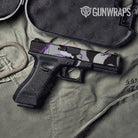 Ragged Purple Tiger Gun Skin Vinyl Wrap