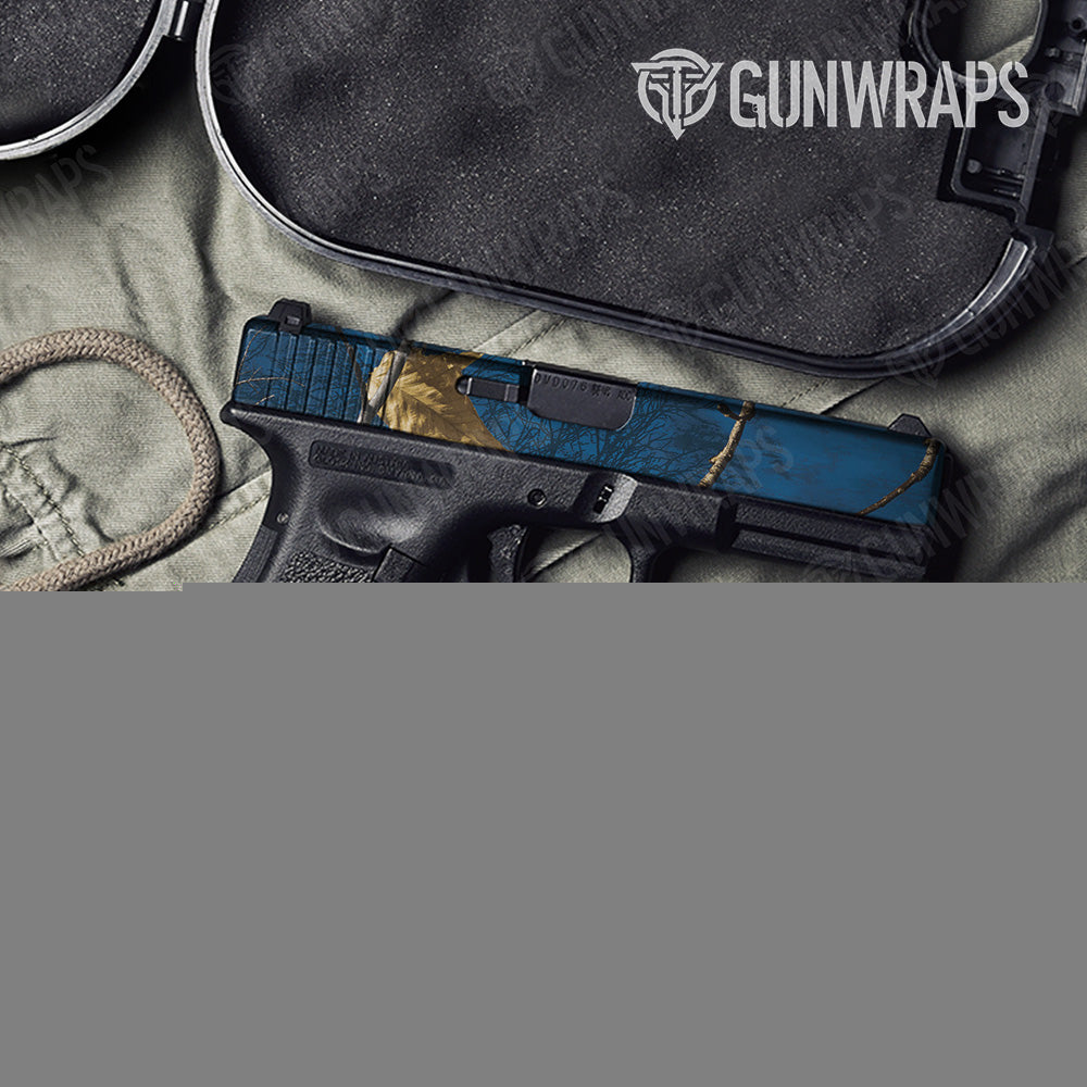 Realtree XTRA Colors Blue Gun Skin Vinyl Wrap