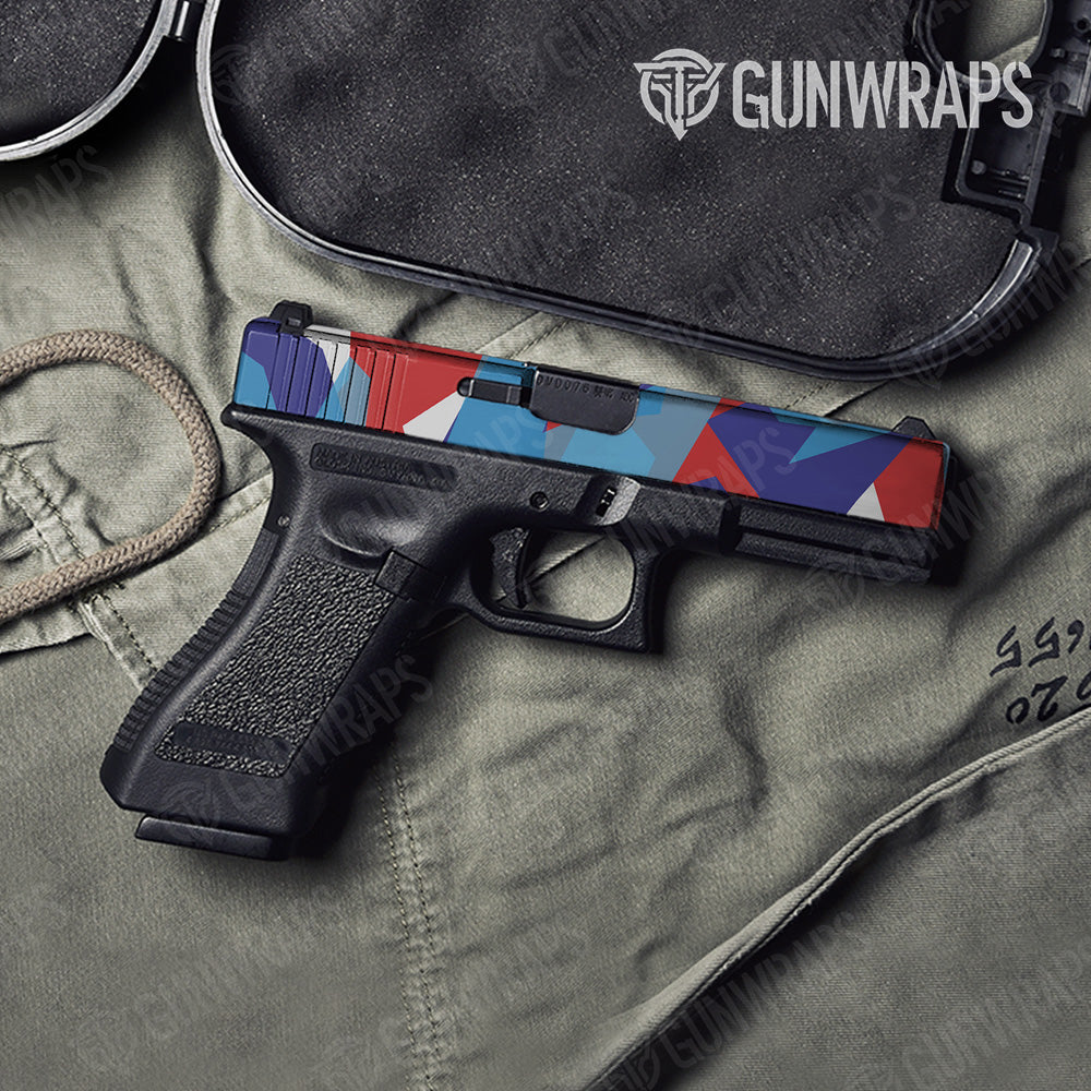 Pistol Slide Shattered Gun Skin Vinyl Wrap | GunWraps – GunWraps.com