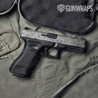 Stone Arctic White Granite Gun Skin Vinyl Wrap