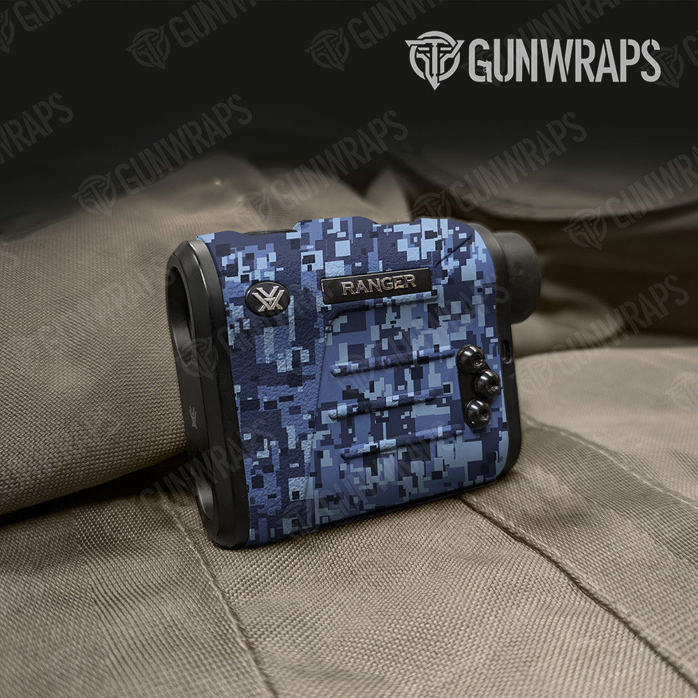Digital Blue Urban Night Gun Skin Vinyl Wrap
