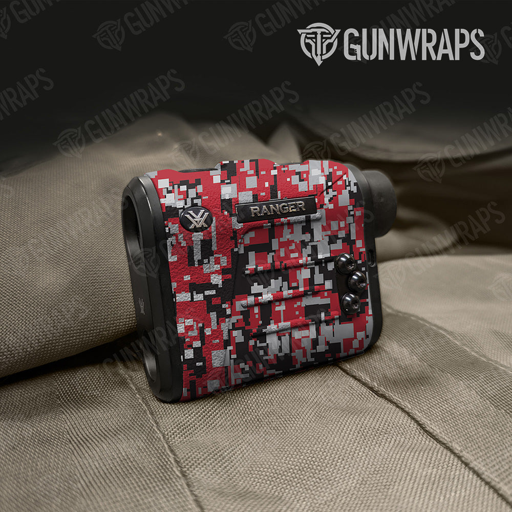 Digital Red Tiger Gun Skin Vinyl Wrap