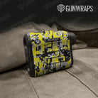 Digital Yellow Tiger Gun Skin Vinyl Wrap