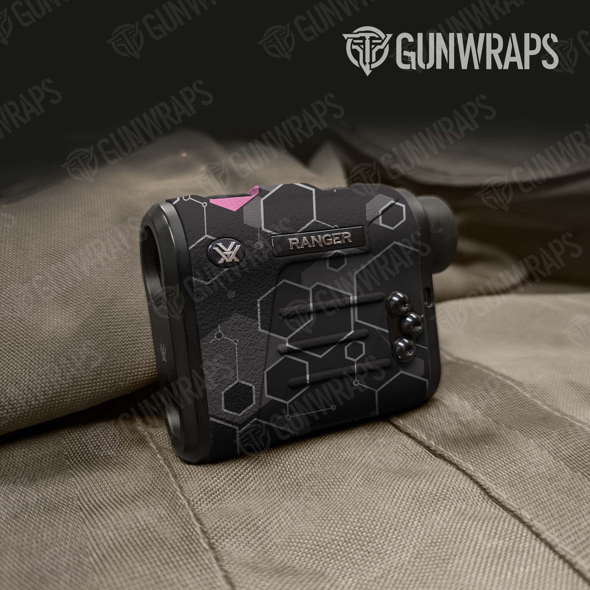 Hex DNA Pink Gun Skin Vinyl Wrap