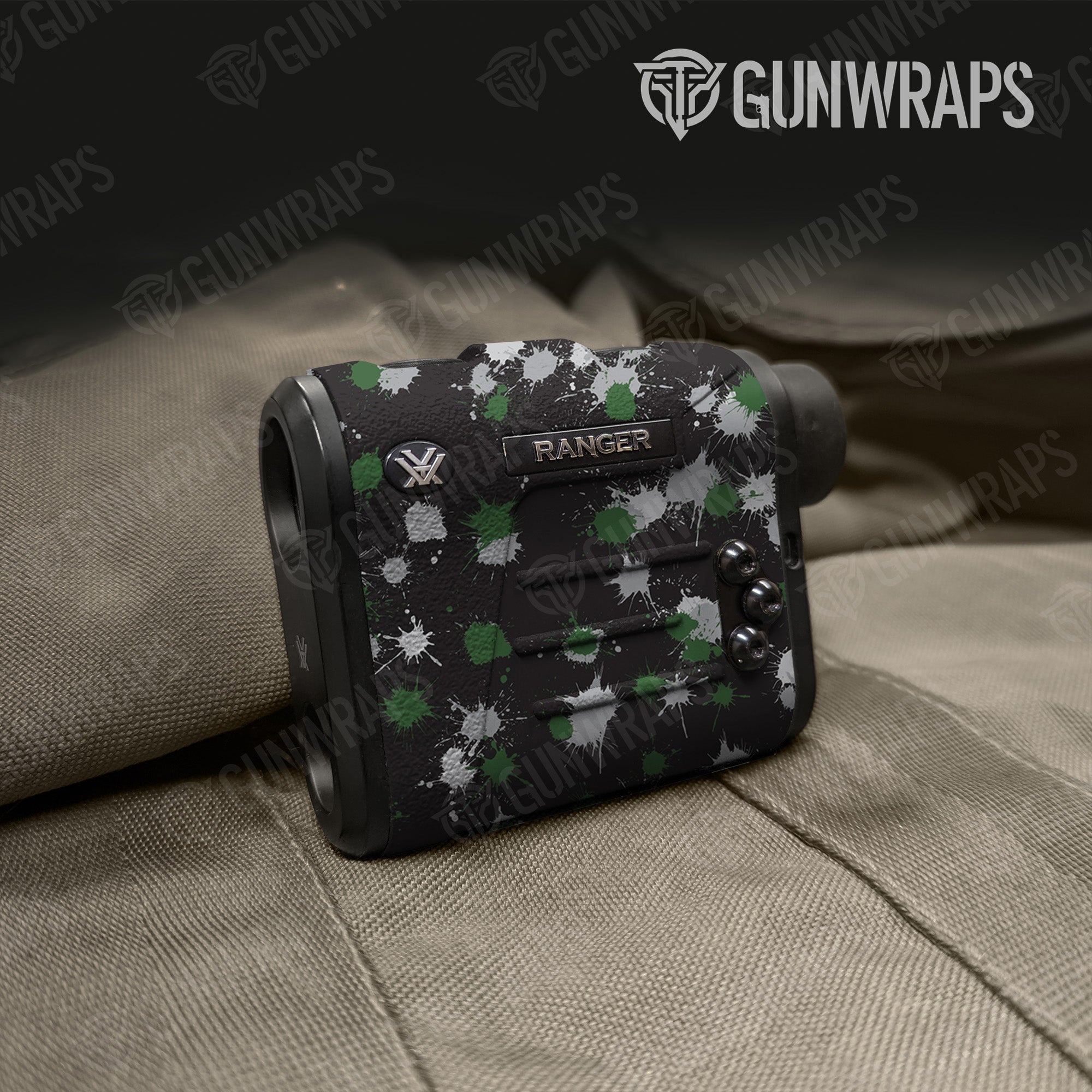 Paintball Green Tiger Gun Skin Vinyl Wrap