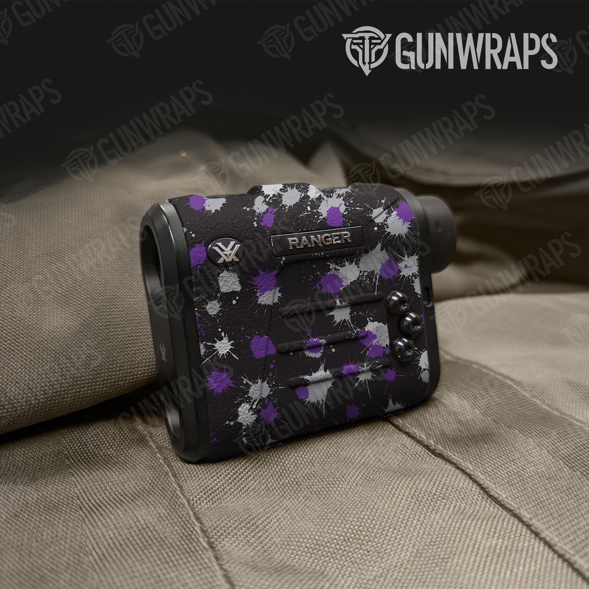 Paintball Purple Tiger Gun Skin Vinyl Wrap