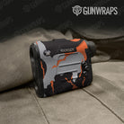 Ragged Orange Tiger Gun Skin Vinyl Wrap