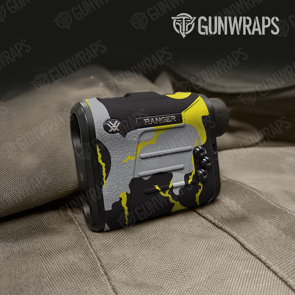 Ragged Yellow Tiger Gun Skin Vinyl Wrap